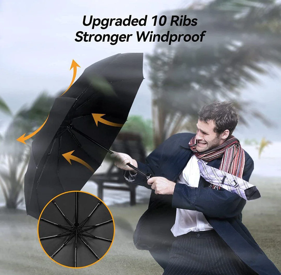 مظلة AEGIS LED الاحترافية المقاومة للرياح