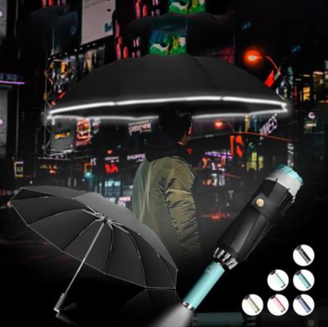 مظلة AEGIS LED الاحترافية المقاومة للرياح