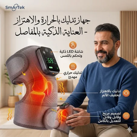 مساج الركبة والمفاصل الذكي والحراري