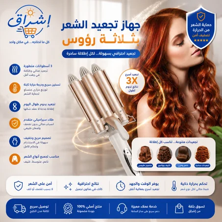 جهاز تجعيد الشعر الكهربائي