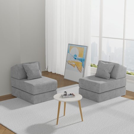 أريكة وسرير في قطعة واحدة للضيوف