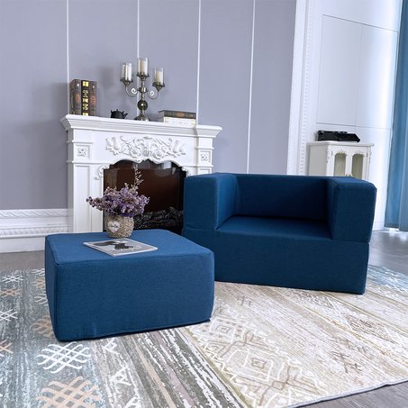 Pouf doux moderne et pratique