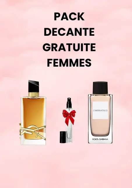 PACK DECANTE GRATUITE FEMMES