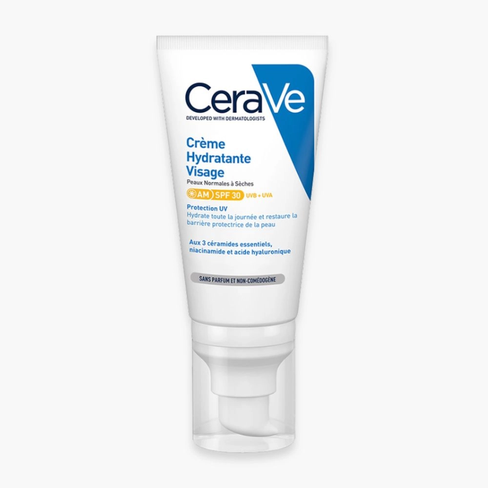 CERAVE – Crème Hydratante Visage Peau Normale à Sèche SPF30 – 52ml