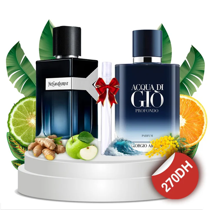 PACK YSL Y + ACQUA DI GIO + 10ML GRT