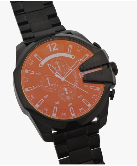 ساعة يد انالوج كرونوجراف ميجا تشيف للرجال من ديزل