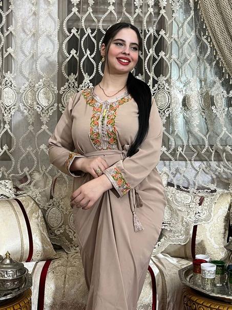 قفطان مغربي عقاد مطروز