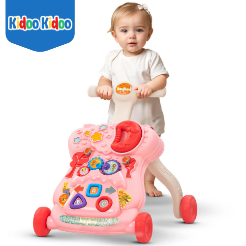 Trotteur Musical 3-en-1 pour Bébés – Apprentissage et Divertissement en Mouvement