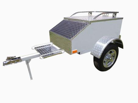 Lumina Motorcycle Trailer - White