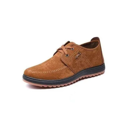CFZIYOU Baskets tendance pour hommes, chaussures décontractées respirantes, baskets formelles d'affaires - Marron