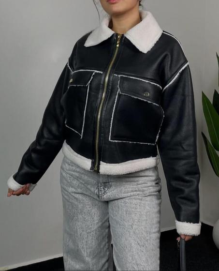 جاكيت شتوي مبطن بالفرو