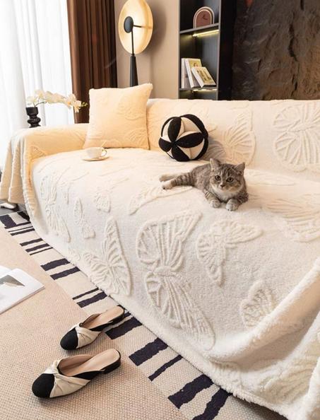 طقم بياضات كفر فرو جاكار فراشه