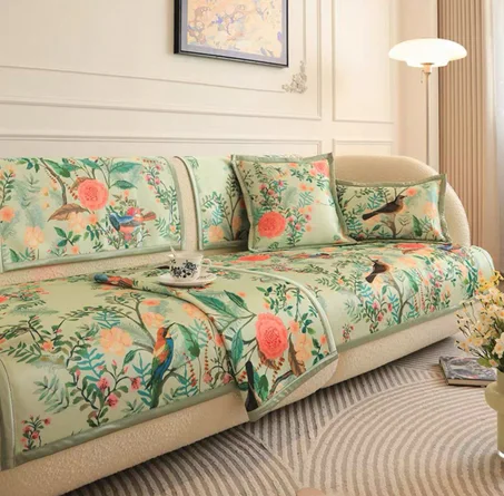 طقم بياضات جلد مقلوب مشجر