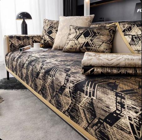 طقم بياضات جلد مقلوب صوفا