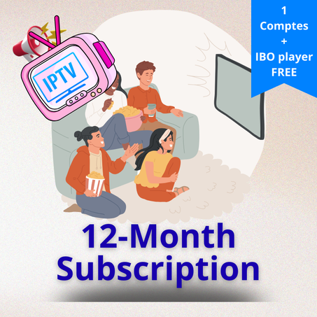 12M Subscription + IBOPlayer