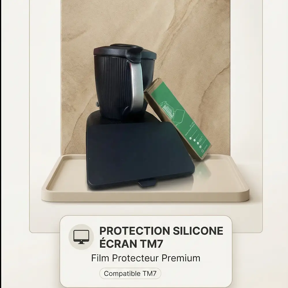 Protège-écran Silicone TM7 – Cache écran anti-rayures | Compatible Thermomix TM7
