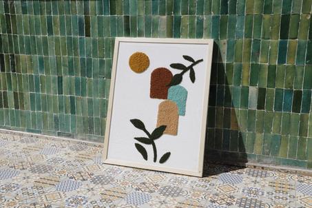 Art Textile Mural Fait Main