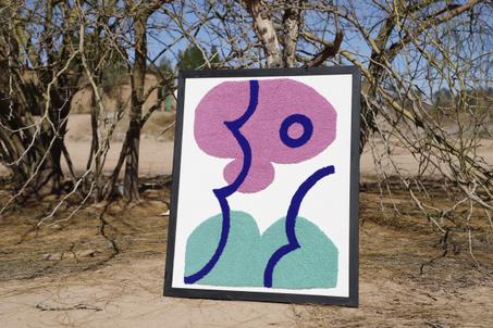 Art Textile Mural Fait Main