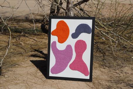 Art Textile Mural Fait Main