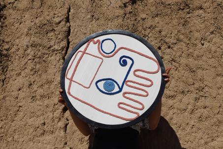 Art Textile Mural Fait Main