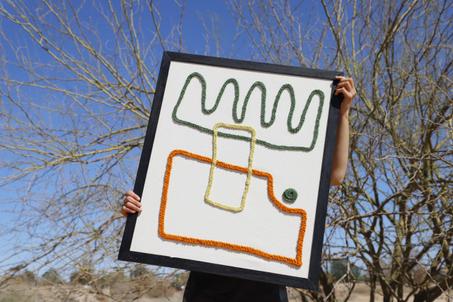 Art Textile Mural Fait Main