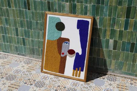 Art Textile Mural Fait Main