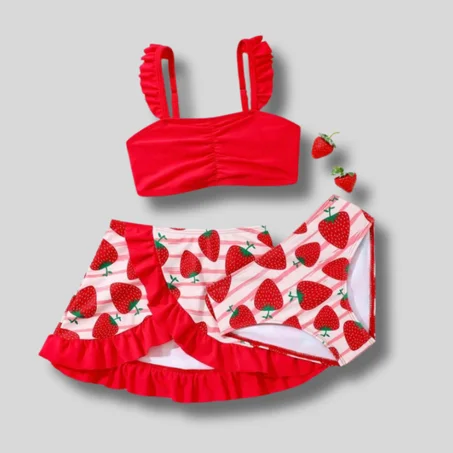 Ensemble de bain "Fraise Gourmande"
