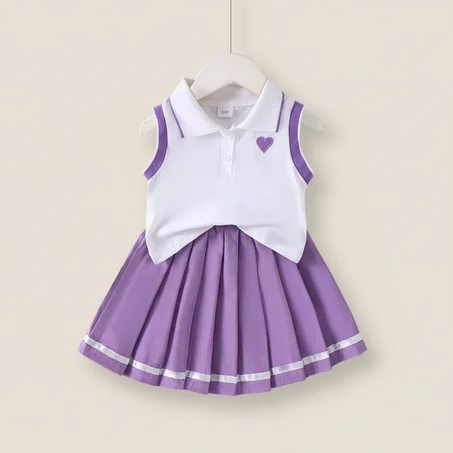 Ensemble Élégant à Rayures pour Enfant