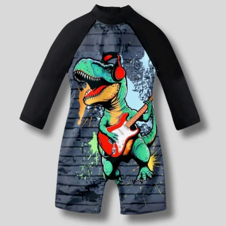 Maillot de bain style "Graffiti Dino"