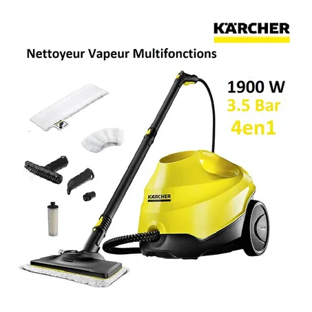 منظف ​​البخار كارشر SC3 - إيزي فيكس - 1900 واط - أصفر Karcher Nettoyeur Vapeur Sc3 - Easy Fix -1900W- Jaune