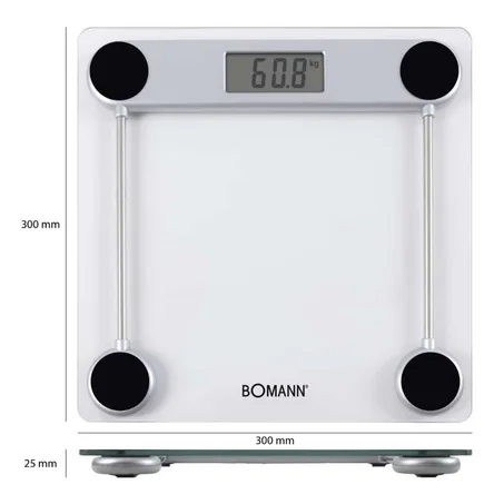 ميزان رقمي  Bomann Pèse Personne  PW 1417 CB en verre  jusque a 150 kg