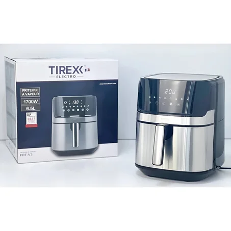 مقلاة تيريكس الكهربائية الهوائية بقوة 1700 وات وسعة 6.5 لتر من تيريكس TIREXX Tirexx Electro- Friteuse A air 1700W 6.5l