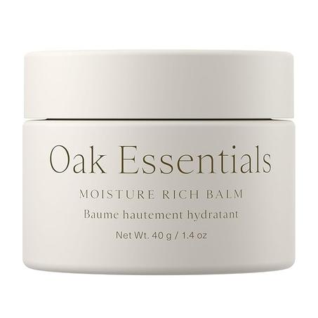 Oak Essentials Bálsamo rico en humedad | Bálsamo facial nutritivo con espino cerval de mar y aceite de semillas de borraja para ayudar a apoyar el colágeno y la hidratación profunda, 1.4 onza