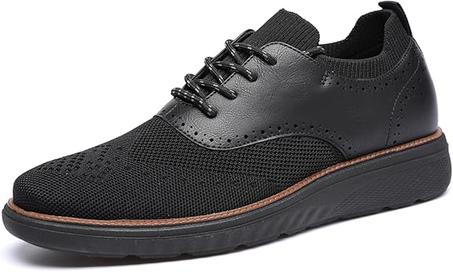 DECARSDZ Zapatos de vestir casuales para hombre, ligeros, transpirables, con cordones, zapatos deportivos para caminar y trabajar a la moda