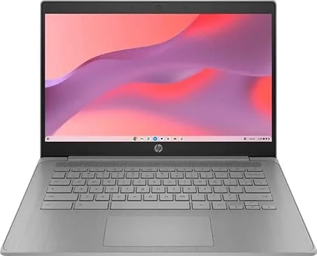 HP Chromebook - Laptop HD de 14 pulgadas, portátil para estudiantes y negocios, Intel Celeron N4500, 4 GB de RAM, 64 GB eMMC, batería de larga duración, carga rápida, Chrome OS, gris, 14a-ne1