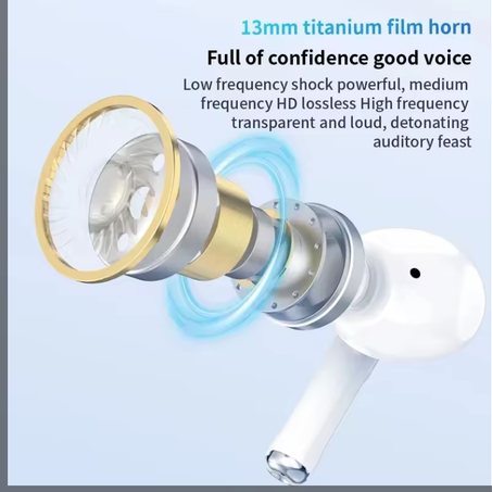 2025 جديد الهواء برو سماعات بلوتوث بلوتوث 5.3 الأذنية سماعات الأذن سماعة الألعاب آيفون أبل Xiaomi أندرويد الهاتف