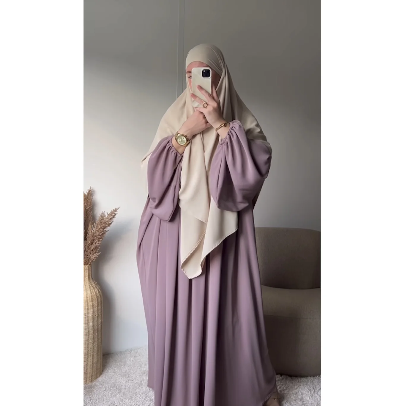 طقم ألماس (موف فاتح مع بيج )                ⭐⭐⭐⭐⭐