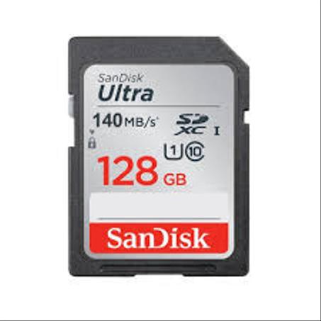 CART MEMOIRE SD SanDisk ORIGINAL 128GB 140MB