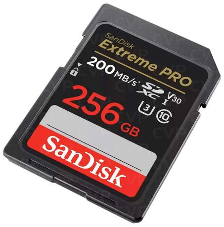 CART MEMOIRE SD 256 SANDISK EXTREME PRO
