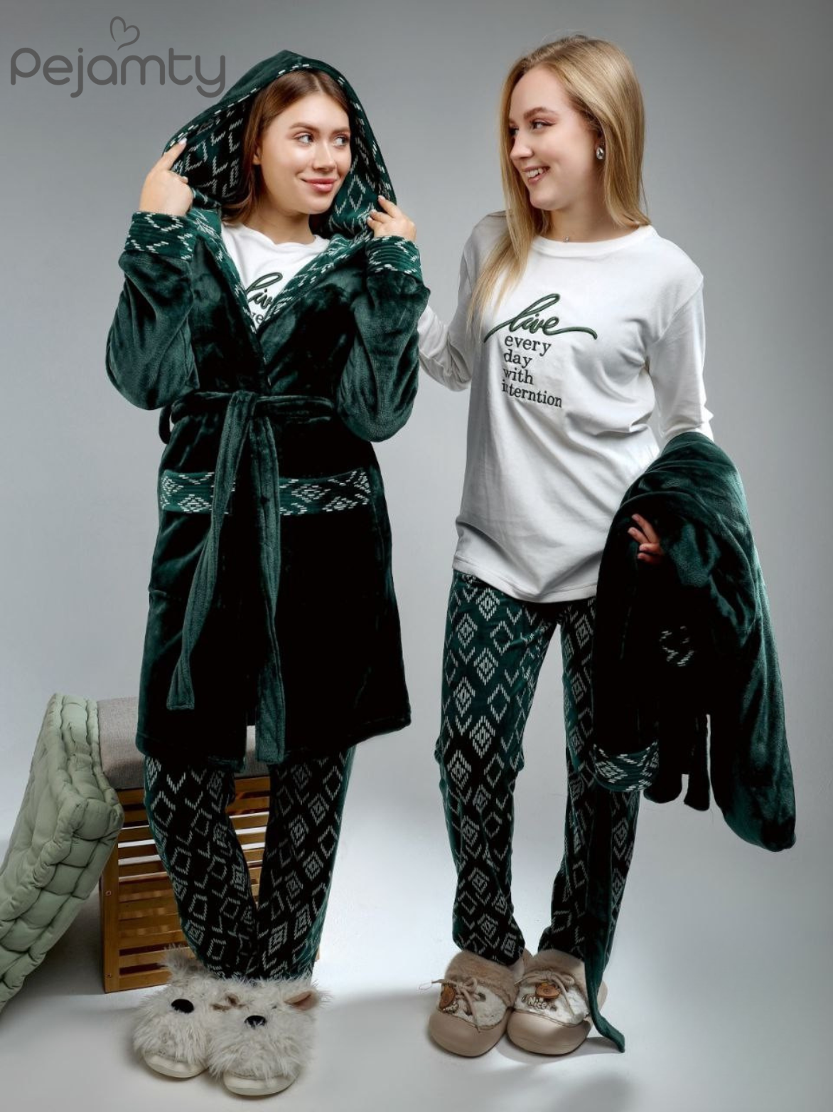 Ensemble Pyjama Hiver Femme 3 Pièces Snoopy