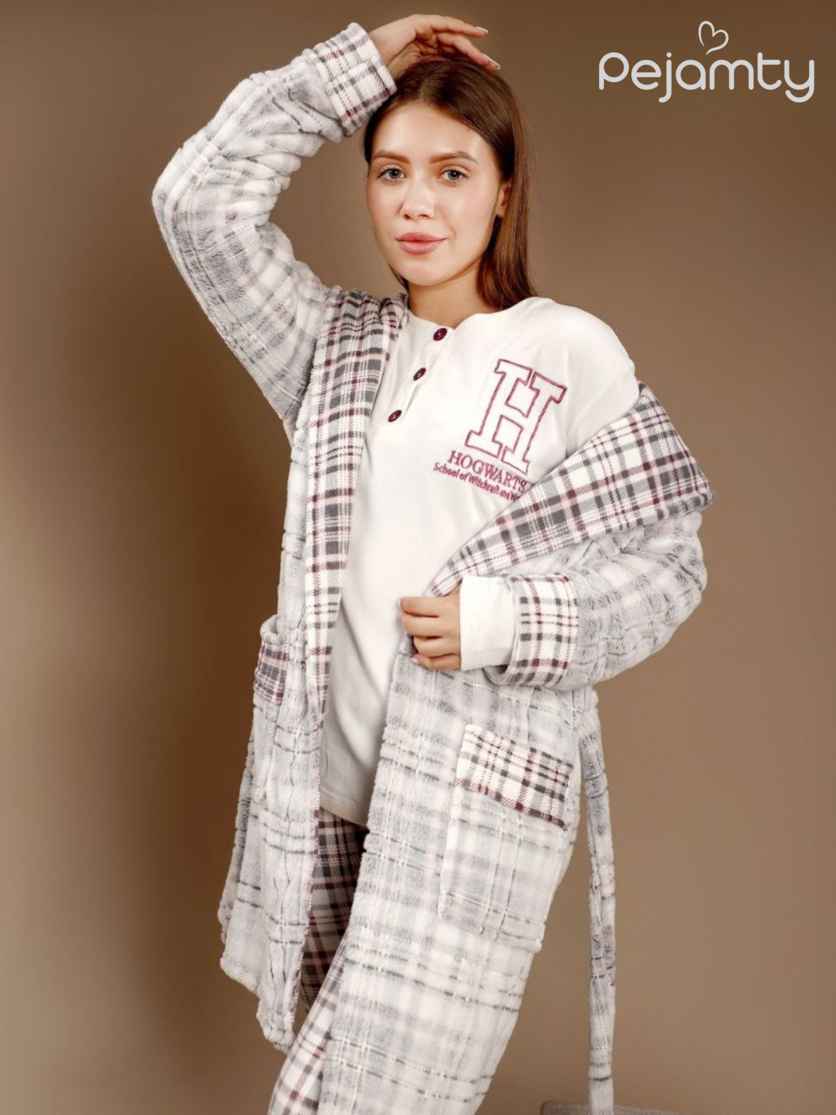 Ensemble Pyjama Hiver 3 Pièces Dames