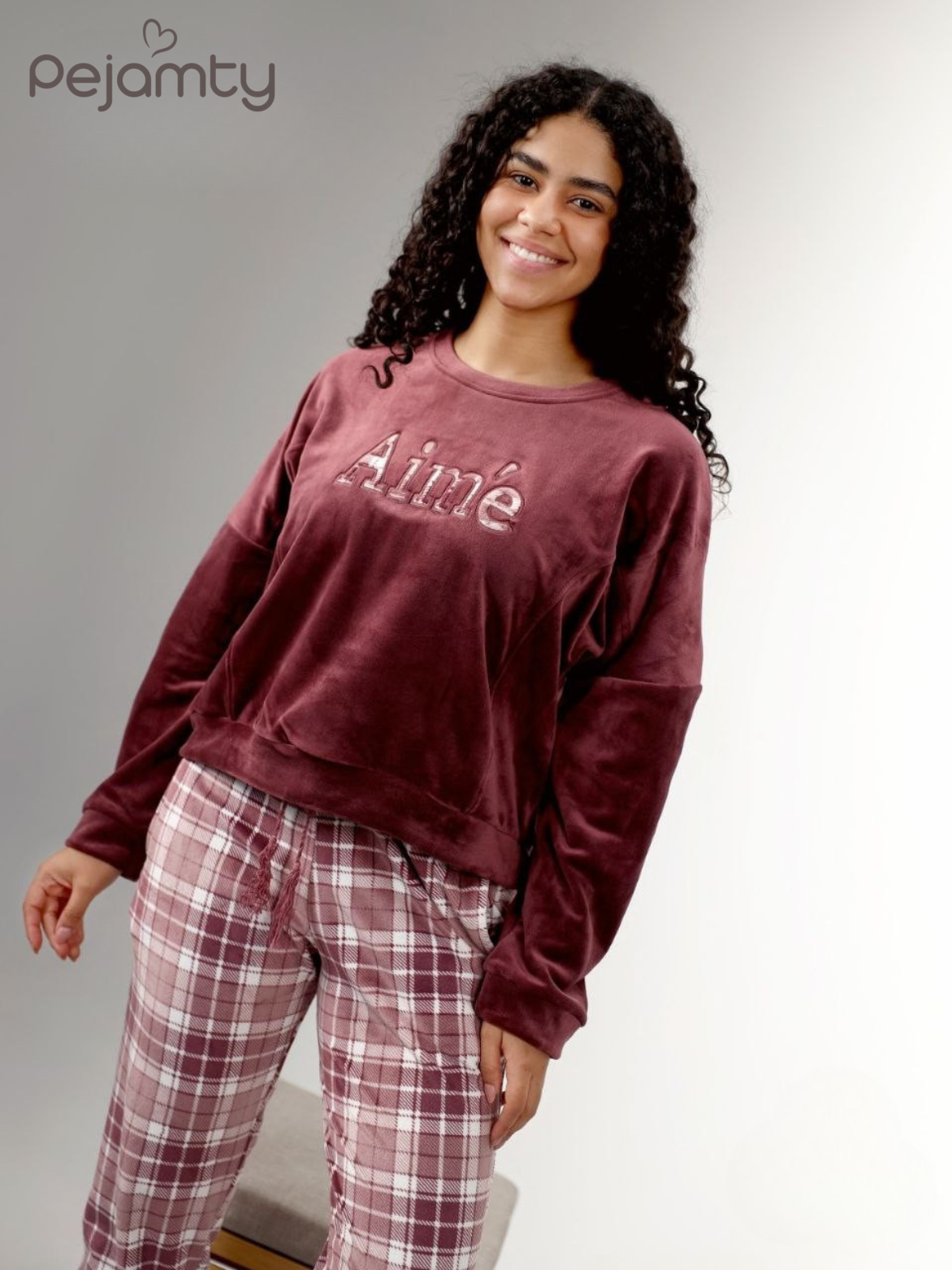 Ensemble Pyjama Femme Velours Hiver