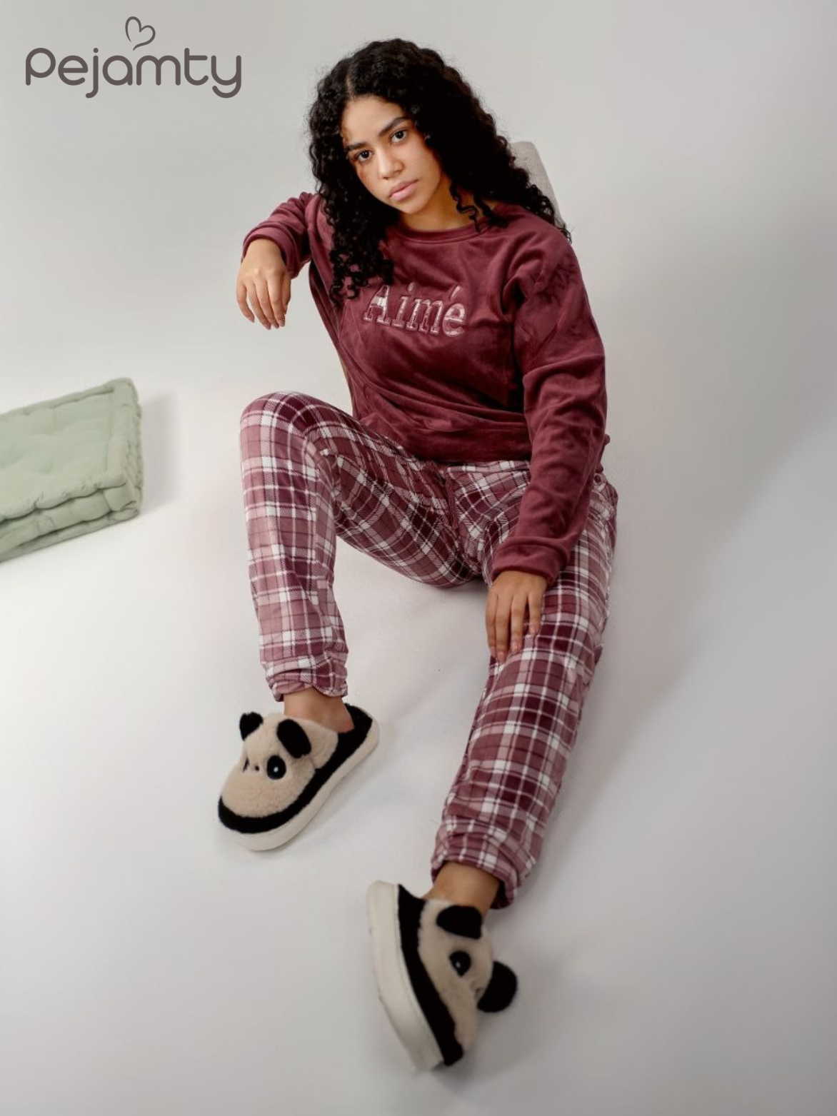 Ensemble Pyjama Femme Velours Hiver