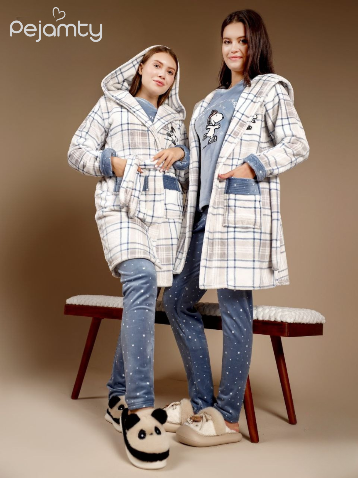 Ensemble de Nuit Velours à Capuche - Confort Douillet et Tendance