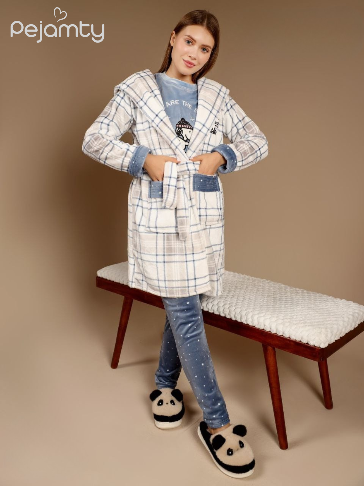 Ensemble de Nuit Velours à Capuche - Confort Douillet et Tendance