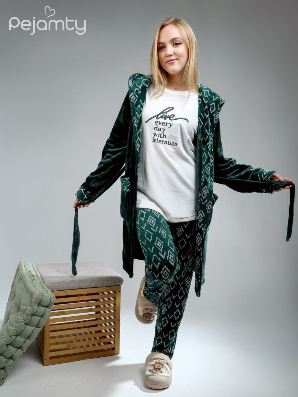 Ensemble Pyjama Hiver Femme 3 Pièces Snoopy