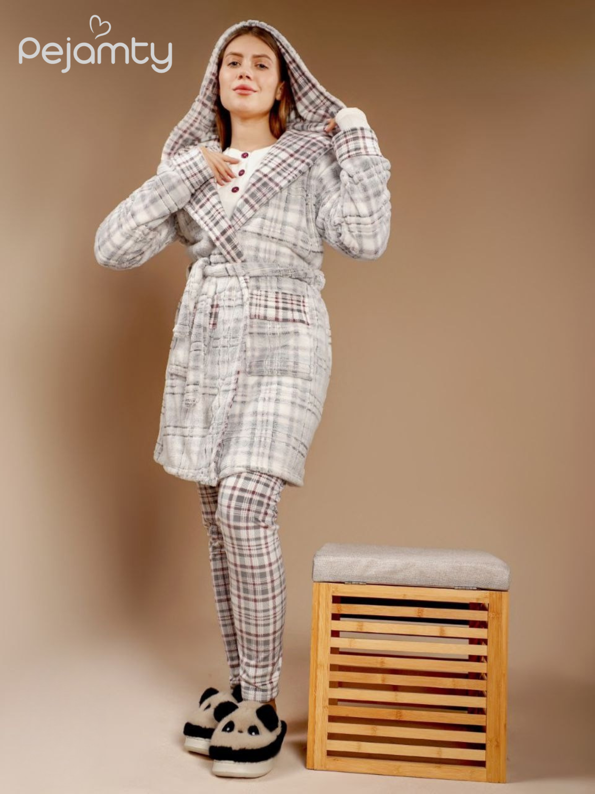 Ensemble Pyjama Hiver 3 Pièces Dames