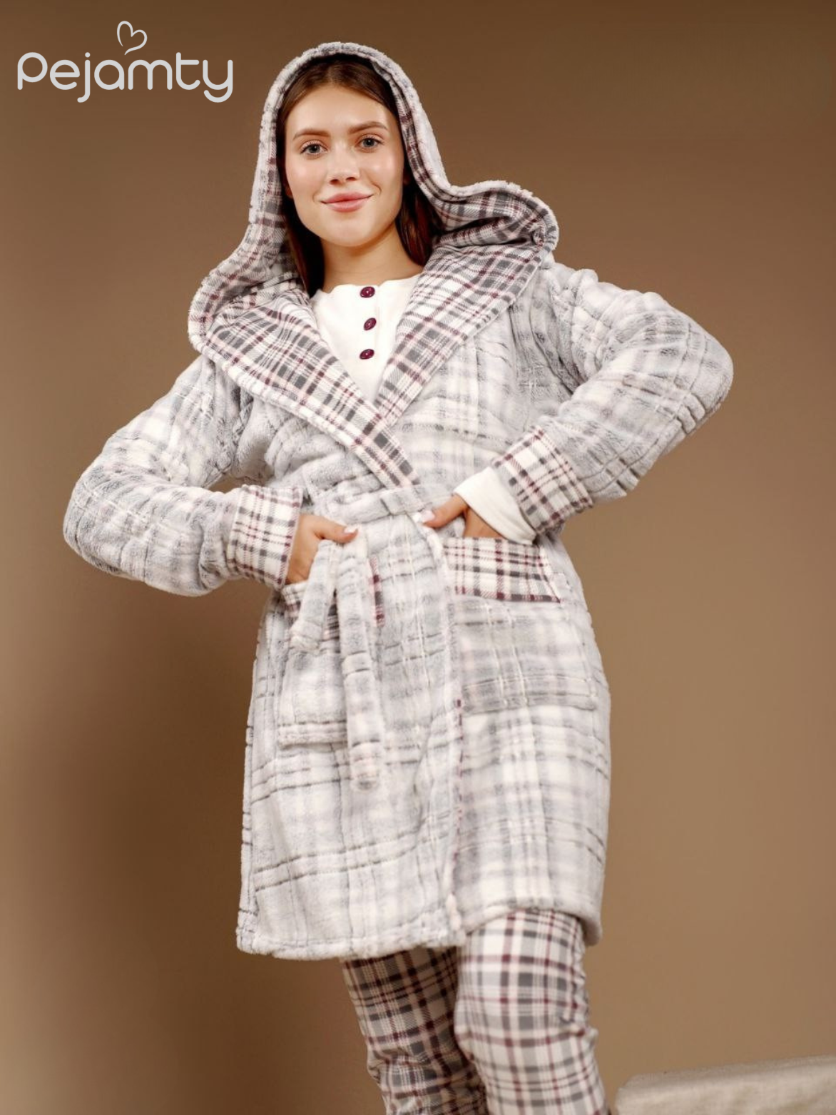 Ensemble Pyjama Hiver 3 Pièces Dames