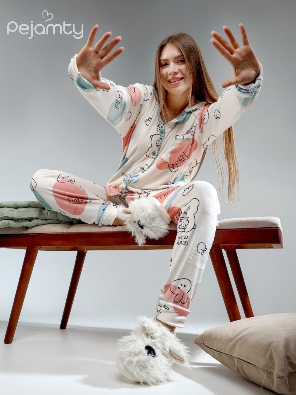 Ensemble Pyjama Femme Polaire Boutonné