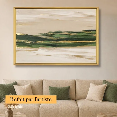 Art abstrait Sand & Forest - décoration modern